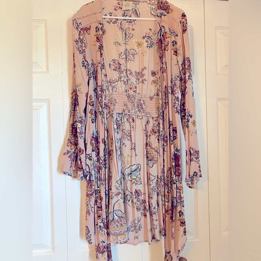 Women’s Knox Rose Cardigan, Size Large, Super Feminine and Romantic - Boho Vibe